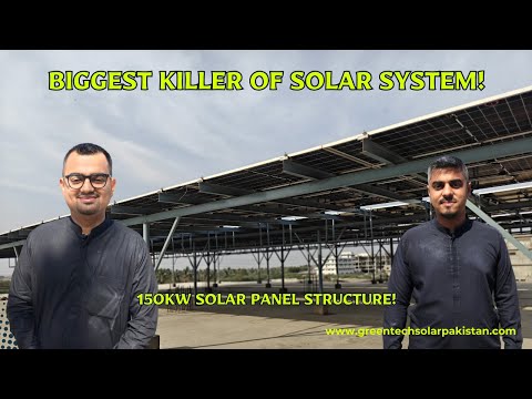 150kW Solar Panel Structure Killer! Biggest Killer of Solar Panels! How deadly is a Solar System?