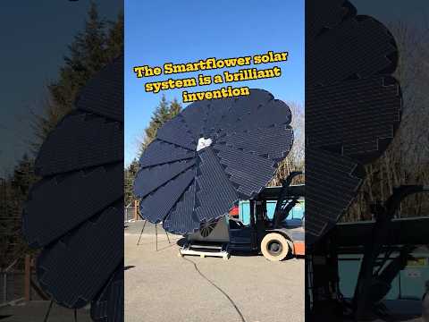 The Smartflower solar system is a brilliant invention #mechanical #technology #invention #create