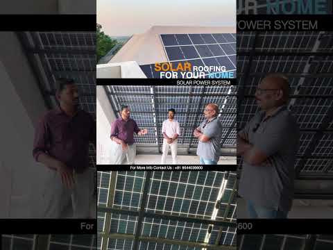 Solar Truss Roof Kerala | Solar Panels For Home With Inverter & Battery Malayalam | KSEB Subsidy