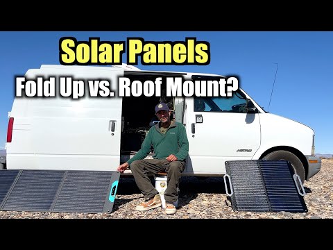Fold up Solar Panels vs. Roof Mount