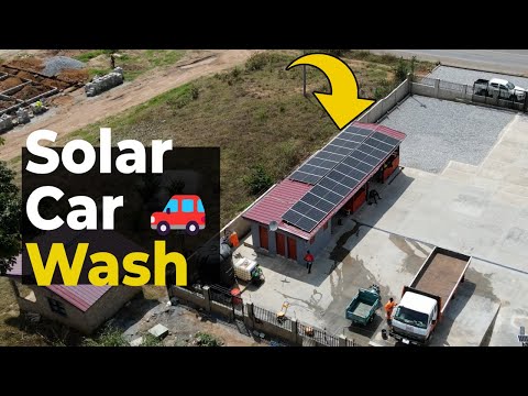 How much Solar Power do you need to Operate a Car wash? This video has answers