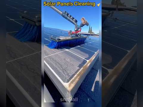 Solar panels cleaning tips & precautions
