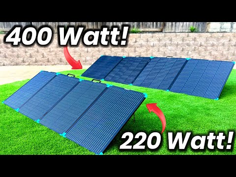 Best New Portable Solar Panel! Renogy 220 watt & 400 Watt Solar Suitcase!