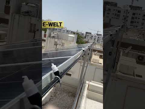 Auto Solar panel Cleaning System Using Lateral Pipe
