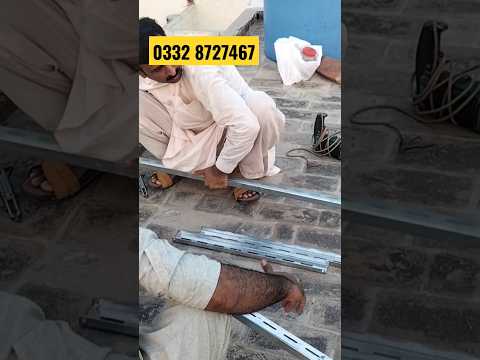 Solar Panels Stand Fitting GI #solarpanels | #electrical #batterycharging #solar