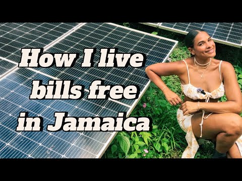 Off grid solar power system tour of my wood house in Jamaica 🇯🇲