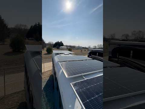 2,750 watts of solar! #travel #skoolie #vanlife #family #chill #solar #bus
