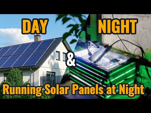 How He Runs Solar Panels at Night