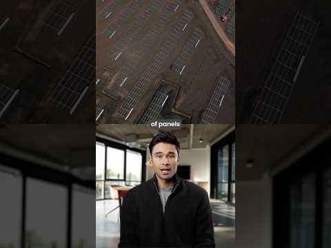 Solar panels that build themselves ☀️ #trendingshorts #solar #solarenergy #technology #automation