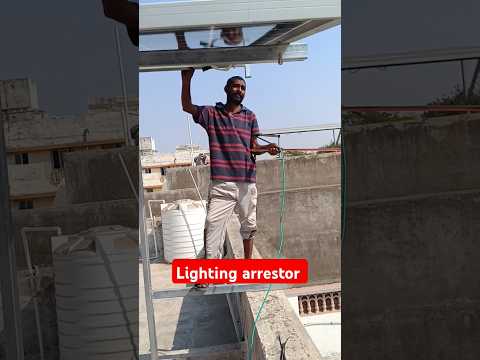 lighting arrestor #home #electrical #electrician #reels #solar #solarenergy #greenenergy
