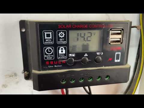 SOLAR charge Controller 200watt solar Panel 100AH Solatubular battety uses & Live performance