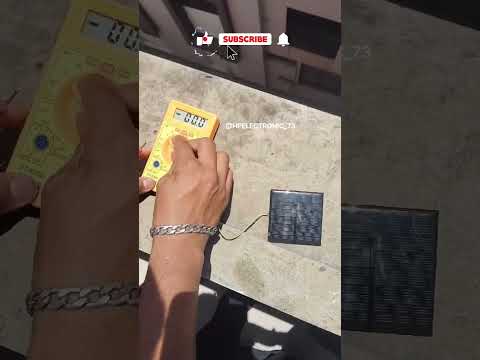 How Many Voltage can Generate by Solar panels|| #solarsystem #solarenergy #solarpanel #experiment