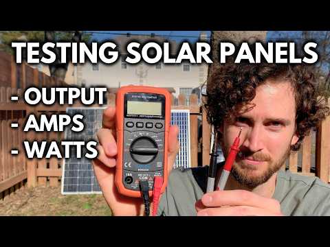 How to Test Solar Panels!
