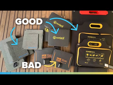Best portable solar panel? Testing the best 10-80w solar panels on Amazon