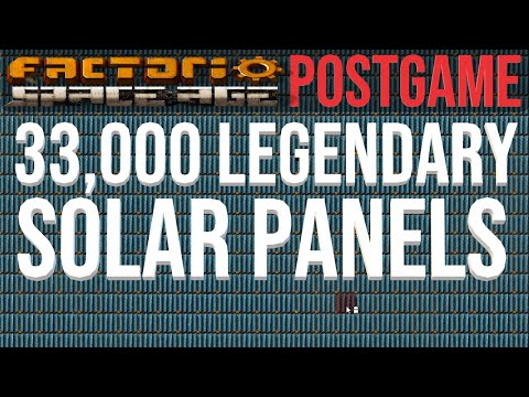 World Record Solar Panels on a Space Platform | Space Age Postgame