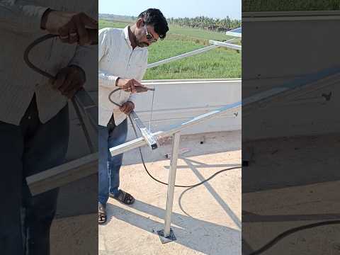 2kw off grid solar panel installation| offgrid Solar system|Liveguard inverter #solarpanel #solar