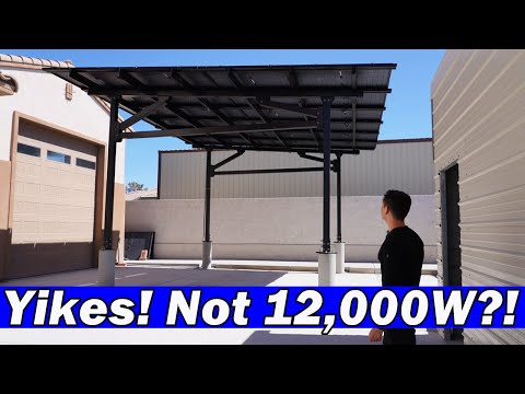Yikes! Not 12,000W?! Chiko Solar Carport w/ Aptos 410W Bifacial Panels