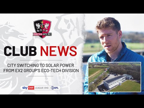 🔋 City’s training ground switching to Solar Power from EX2 Eco-Tech Division