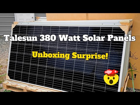 Surprise Unboxing! Talesun 380W Solar Panels – First Impressions