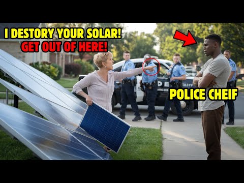 HOA Karen Destroyed My Solar Panels—Unaware I’m the Police Chief!