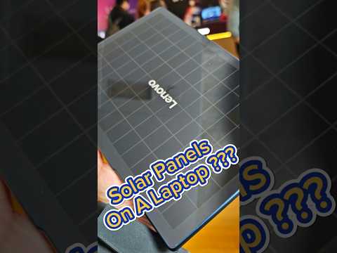 Lenovo Concept PC MWC 2025, Solar Panels On A Laptop #shorts