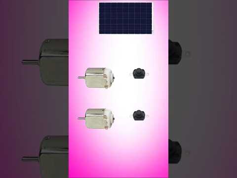 #electrical #shorts video || DC motor connection with solar panel project #diagram #shorts video ||
