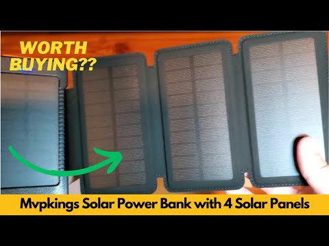 Mvpkings Solar Power Bank 38800mAh with 4 Solar Panels, Power Bank PD 20W QC 3.0 – Worth Buying?