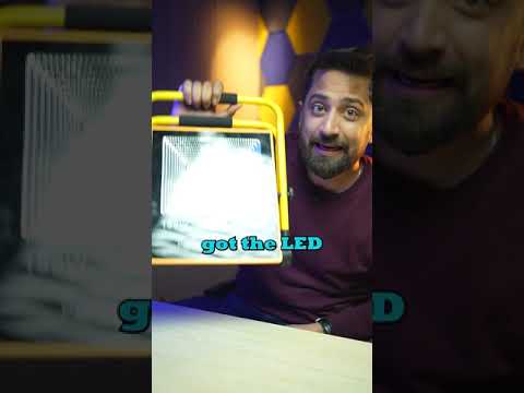 Solar Emergency Flood Light #short