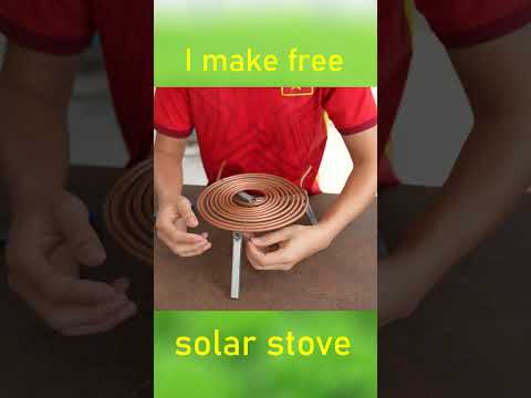 I make free solar stove #shorts