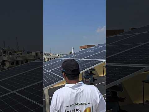 SOLAR PLANT FULL POWER 🔋  || @epinfo395 || #solarenergy #solarrepair #solarsystem #solar #shorts