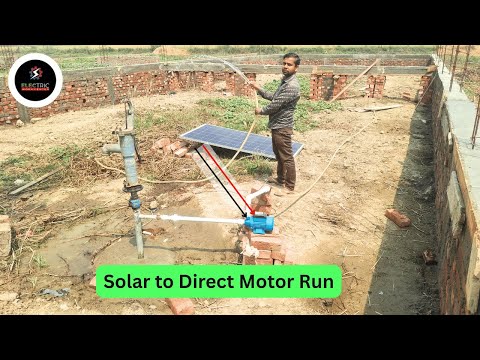 Run a Water Motor Directly from a Solar Panel β No Inverter or Battery Needed!