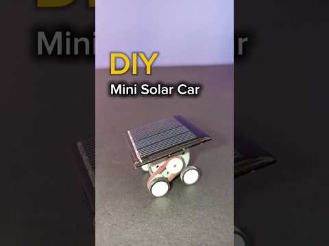 Mini🔥Solar Car making | diy mini car powered by solar #shorts
