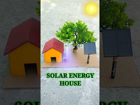 how to make solar energy house/ mini solar house /free solar house project/ @Ashiftoy