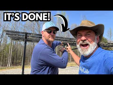 It’s DONE! | HE SAVED ME! | Solar Panel HEAVY STEEL Carport Build |  @CmonHomesteading