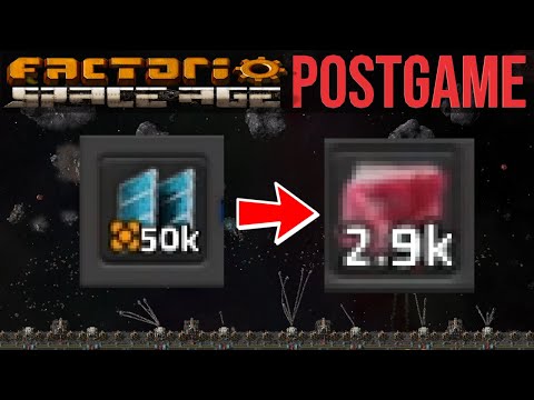 We harvested promethium using only solar panels | Space Age Postgame