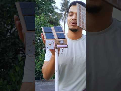 Solar Light full automatic. π. #experiment #science #diy #electric #led