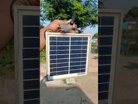 solar project || 6v solar panel  #light #project #solar #experiment #highlights