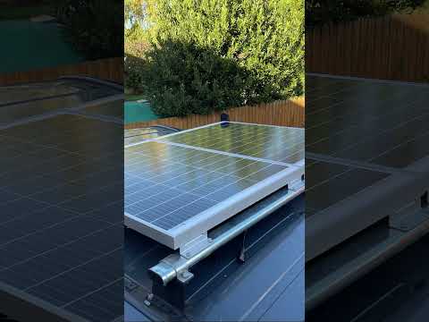 Side window fitted ,solar panels off roof rack ,cooler slotted in and boxed the loo