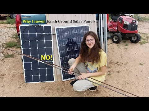 Grounding your SOLAR PANELS? 🤔 You Better watch this First! *KNOW DC/Inverter POWER is not Utility