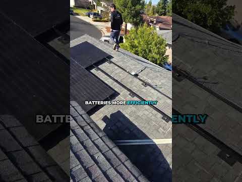 23x Solar Panels  w/ 20kWh QCells Battery￼☀️🔋 #solarpanels #fresnocalifornia #palmdesert