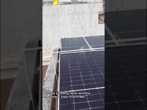 Solar Panels Washing Idea #solarenergy #solarpanel #plumbingwork #plumbingtime #plumbingservices