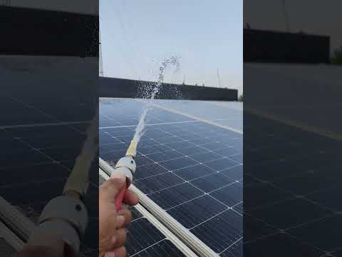 How to clean Solar Panels l Solar Panels Cleaning Idea – Simple & Cost Effective