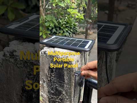 Portable solar panels for camping and emergencies #solar #solarpower #solarpanel #solarcharger