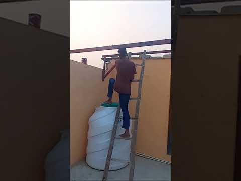 NS 2000W Solar Inverter Longi HIMO-6 AGS Battery #solarproject #solar #solarpanels