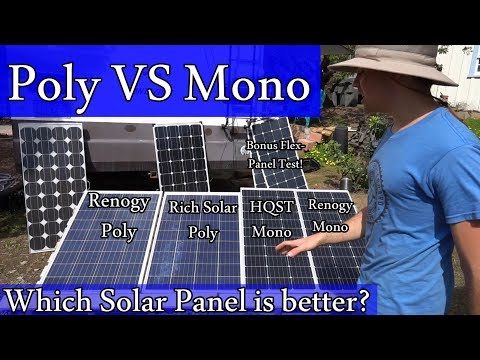 Amazon.com Solar Panels: Mono vs Poly – Real World Test – Worth the $$?