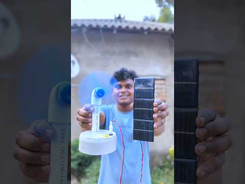 making homemade solar plate se rechargeable DC fan 😊 #shots #project #experiment #sujanexperiment