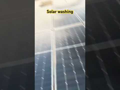 Solar panel washing services available in Faisalabad 100%customer satisfaction contact☎️ 03034058504