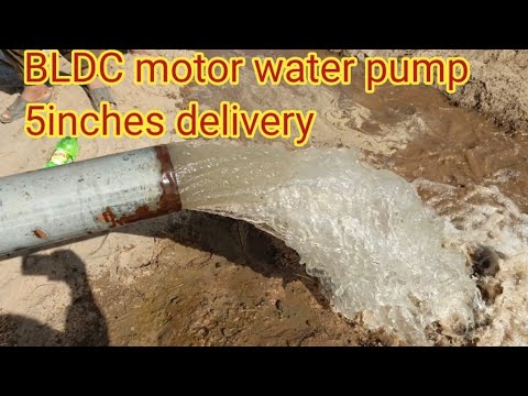 Bldc energy saver motor water pump 5inch delivery on 8 solar panels smart technology 03194158762