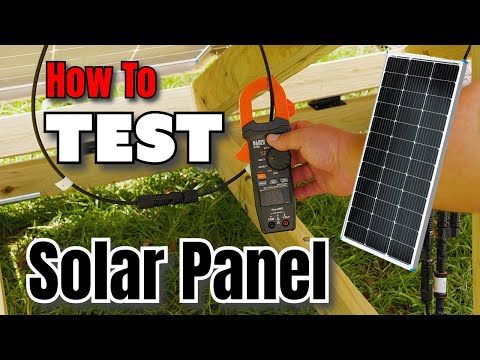 How To Test Solar Panels Easy Simple