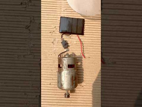 Can a mini solar panel run a 775 Dc motor